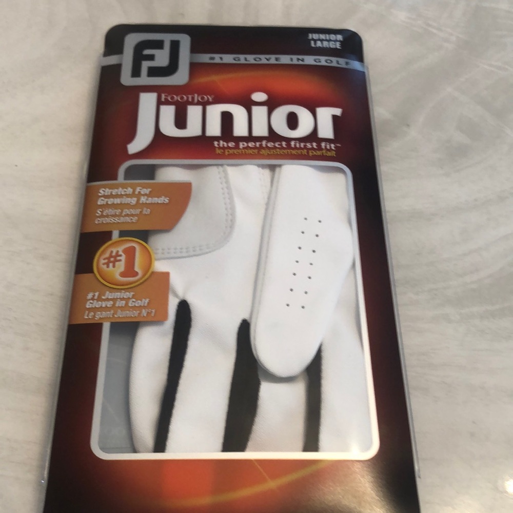 Foot joy junior large golf glove left hand only